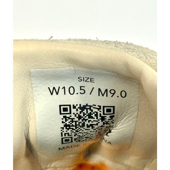 Label Go-to Low Suede & Leather Sneakers Beige Casual Hip Hop  Fashion M9 W10.5 - Picture 8 of 8